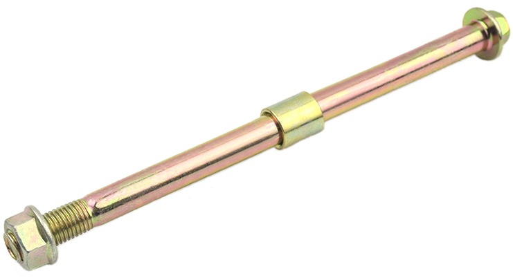 Front Axle for Electric Scooter, Moped, or Bike, 10mm x 180mm 
