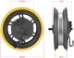Front Wheel with Brake for Ninebot MAX G30 Electric Scooter - G30-FRONTWHEEL