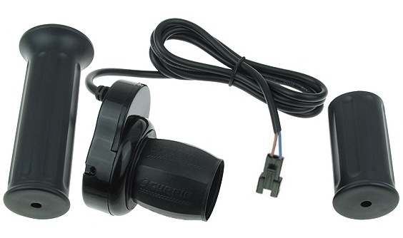 Half Length Twist Throttle with Grips for Pulse Lightning Electric Scooter 