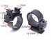 Headlight and Instrument Panel Handlebar Mounting Bracket Clamp, HDW-300 - HDW-300