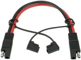 Heavy-Duty 12" Dual 2-Prong Connector with 10 Gauge Wire 