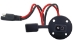 Heavy-Duty 2-Prong Round Panel Mount Port Connector with 12 Gauge Wire - CNX-2PX8