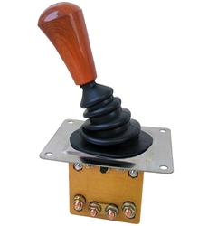 Heavy Duty Motor Reversing Switch with Faux Wood Automotive Style Shift Handle 