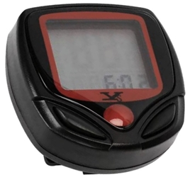 Multifunction YS Digital Speedometer, Black and Red 