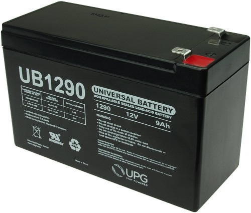 One Quantity 12 Volt 9 Ah Battery with 12 Month Warranty (Price Includes $19.60 USPS Priority Mail Flat-Rate Shipping Fee) 