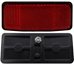 Rear Red Bracket Mount Wide Safety Reflector with One Stud and One Pin - REF-142