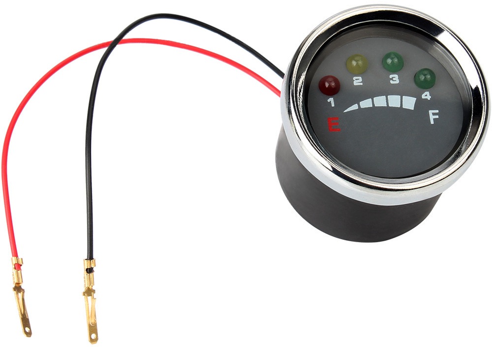 2" Round LED Battery Indicator for 48 Volt Electric Quad ATV 