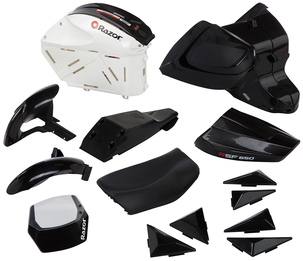 Raazor Rsf650 Seat with Complete Body Fairing for Razor RSF650 Electric Street Bike # ...