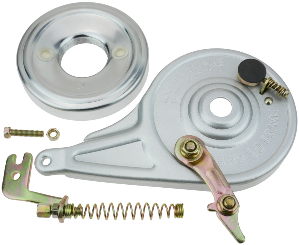 Servo 90 Safety Brake Drum Brake with M35x1.00 Threads for 14mm Axle 