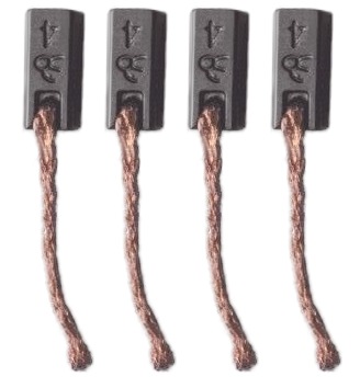Set of 4 Brushes for Unite MY1016 and MY1018 Motors 