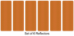 Set of 6 Amber Peel and Stick Safety Reflector Stickers - REF-502