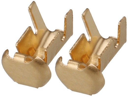 Set of Two Light Bulb Socket Holder Replacement Terminal Contacts 