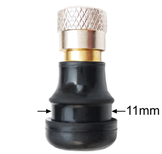 Straight Valve Stem with 11mm Seat for Tubeless Tire 