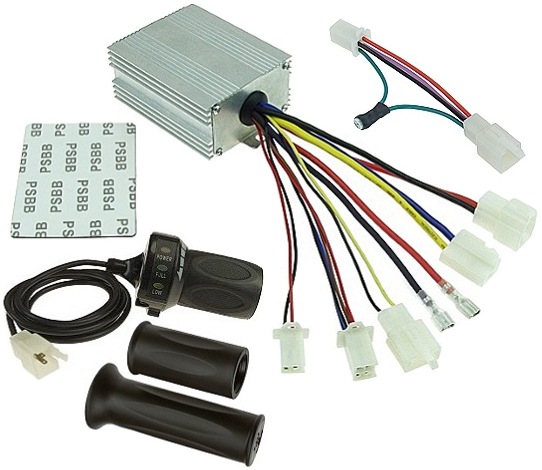 Variable Speed Throttle and Controller Kit with Top Speed Adjustable Limiter for Razor MX350 and MX400 Version 33-36, Pocket Mod Scooter V45+, PR200 Pocket Rocket V27+ 