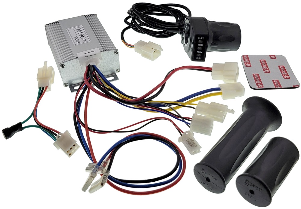Variable Speed Throttle and Controller Kit with Top Speed Adjustable Limiter for Razor MX350 and MX400 Version 37-40, SX350 Version 1-3, and RSF350 Version 1+ 
