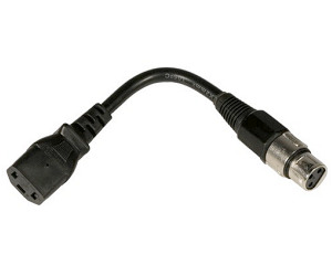 XLR to VIA Battery Charger Adapter for 36 Volt Currie, eZip, and IZIP Electric Bicycles 