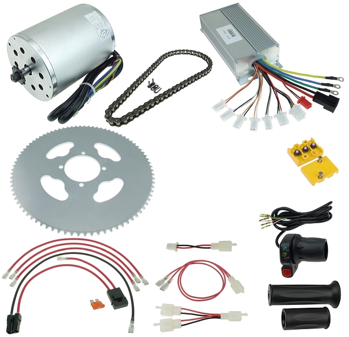 48 Volt 1800 Watt Modification Kit for Razor MX500 MX650 and SX500 Dirt Bike KIT MX481800 3 NB