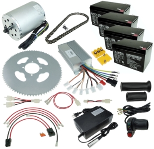 48 Volt 1800 Watt Modification Kit for Razor MX500, MX650 and SX500 Dirt Bike 