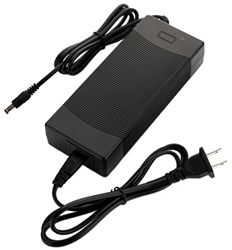 Battery Charger for 24 Volt Li-ion Batteries, 29.4V 4A Output, with Coaxial Plug 