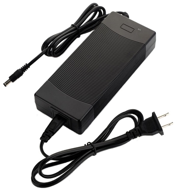 Battery Charger for 24 Volt Li-ion and LiPo Batteries, 29.4V 2A Output, with Coaxial Plug 