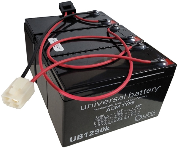 Extended Range Battery Pack with Wiring Harness for Razor Dirt Quad 500 Electric ATV ( Price Includes $19.60 USPS Flat Rate Shipping Fee) 