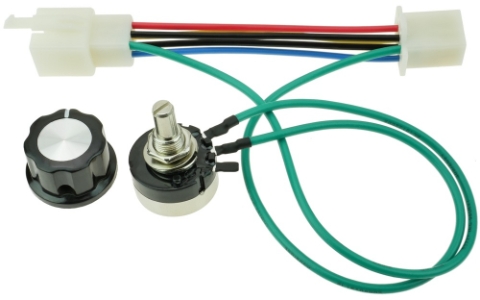 Panel Mount Throttle Top Speed Adjustable Limiter for Razor Electric Scooters, Go Karts, Quads, Dirt Bikes, Pocket Bikes, Sports Bikes, and Crazy Carts 