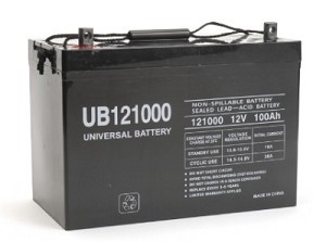 12 Volt 100 Ah Electric Scooter Battery with 12 Month Replacement Warranty, UB12100/B1 