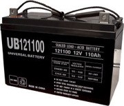 12 Volt 110 Ah Electric Scooter Battery with 12 Month Replacement Warranty, UB121100H/L3 