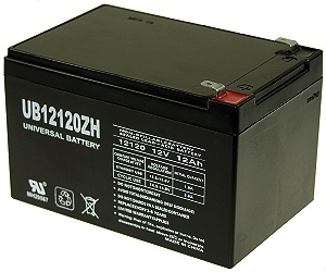 One Quantity 12 Volt 12 Ah Battery with 12 Month Warranty (Price Includes $14.95 USPS Priority Mail Flat-Rate Shipping Fee) 