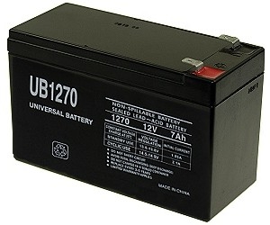 Two Quantity 12 Volt 7 Ah Batteries with 12 Month Warranty (Price Includes $14.95 USPS Priority Mail Flat-Rate Shipping Fee) 