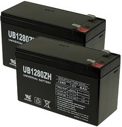 Two Quantity 12 Volt 8 Ah Batteries with 12 Month Warranty 