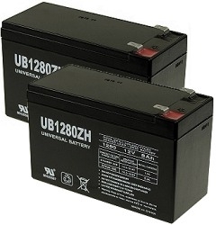 Two Quantity 12 Volt 8 Ah Batteries with 12 Month Warranty 