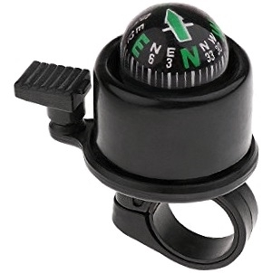 Safety Warning Bell with Built-In Compass 