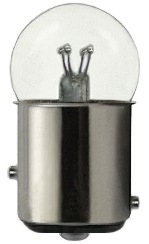 12V 10W/5W Dual Contact Dual Filament Taillight Bulb 