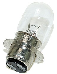 12V 10W Double Contact Single Element Headlight Bulb with Flanged Base 