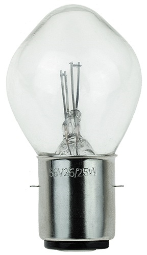 48V 25W/25W Dual Contact Dual Filament Headlight Bulb BLB-4825D4 