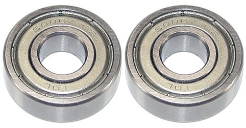 Set of Two 6000Z Electric Scooter and Bike Wheel Bearings 