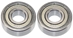 Set of Two 6000Z Electric Scooter and Bike Wheel Bearings - BRG-6000Z-X2