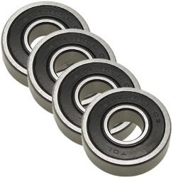 Set of Four 608 RS Sealed Wheel Bearing 