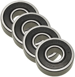 Set of Four 608 RS Sealed Wheel Bearing 