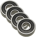 Set of Four 608 RS Sealed Wheel Bearing - BRG-608RSX4