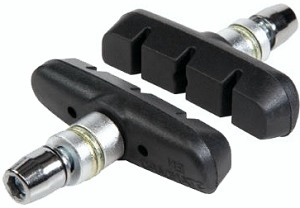 Set of Two V-Brake Shoes, 55mm 