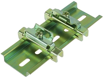 Toggle Switch Circuit Breaker Mounting Rail with Two Adjustable Stoppers 