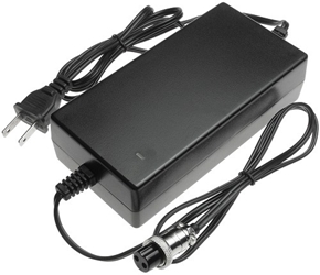 12 Volt 1 Amp Automatic Battery Charger with 2-Port Inline Plug 