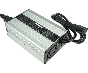 Battery Charger for 36 Volt Li-ion and LiPo Batteries, 42V 2.5A Output, with House Plug 