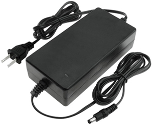 Battery Charger for 36 Volt Li-ion and LiPo Batteries, 42V 2A Output, with 5.5x2.1mm Coaxial Plug 