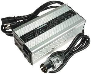 Battery Charger for EVT Electric Scooters (100-120VAC Input, 5A Output) 