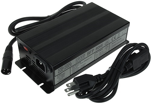Soneil 36 Volt 8 Amp Constant Current Automatic Battery Charger with 2P Plug 