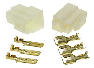 3 Pin Battery/Motor Connector Set with Pins 