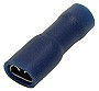 Blue Fully Insulated 3/16" Tab Terminal Female Connector for 16-14 Gauge Wire 